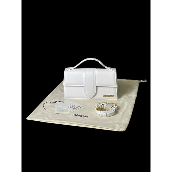 Jacquemus Le Grand Bambino Shoulder Bag White Brand New with Tags COA - Picture 1 of 16